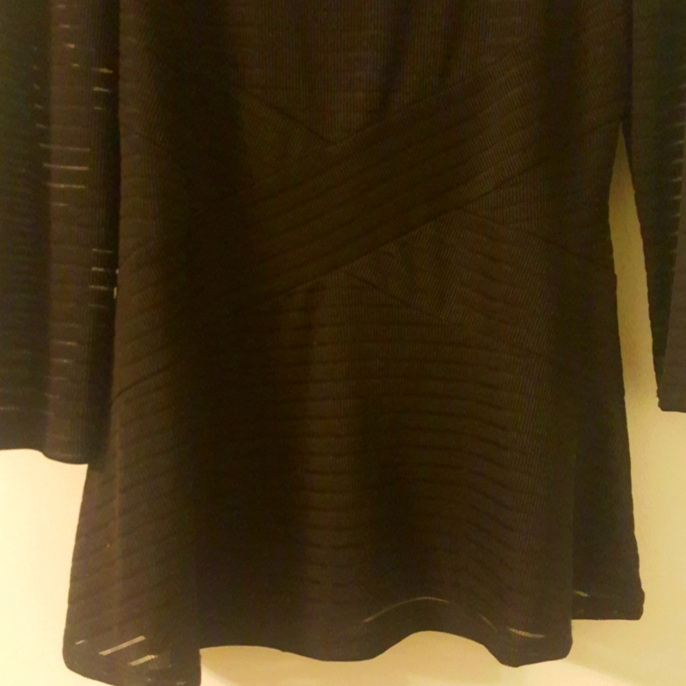 ECI New York lined top Size M Black - Picture 6 of 8